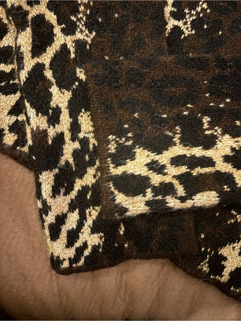 ANTHRO | Pilcro Cheetah Cardigan Sweater - Picture 7 of 7
